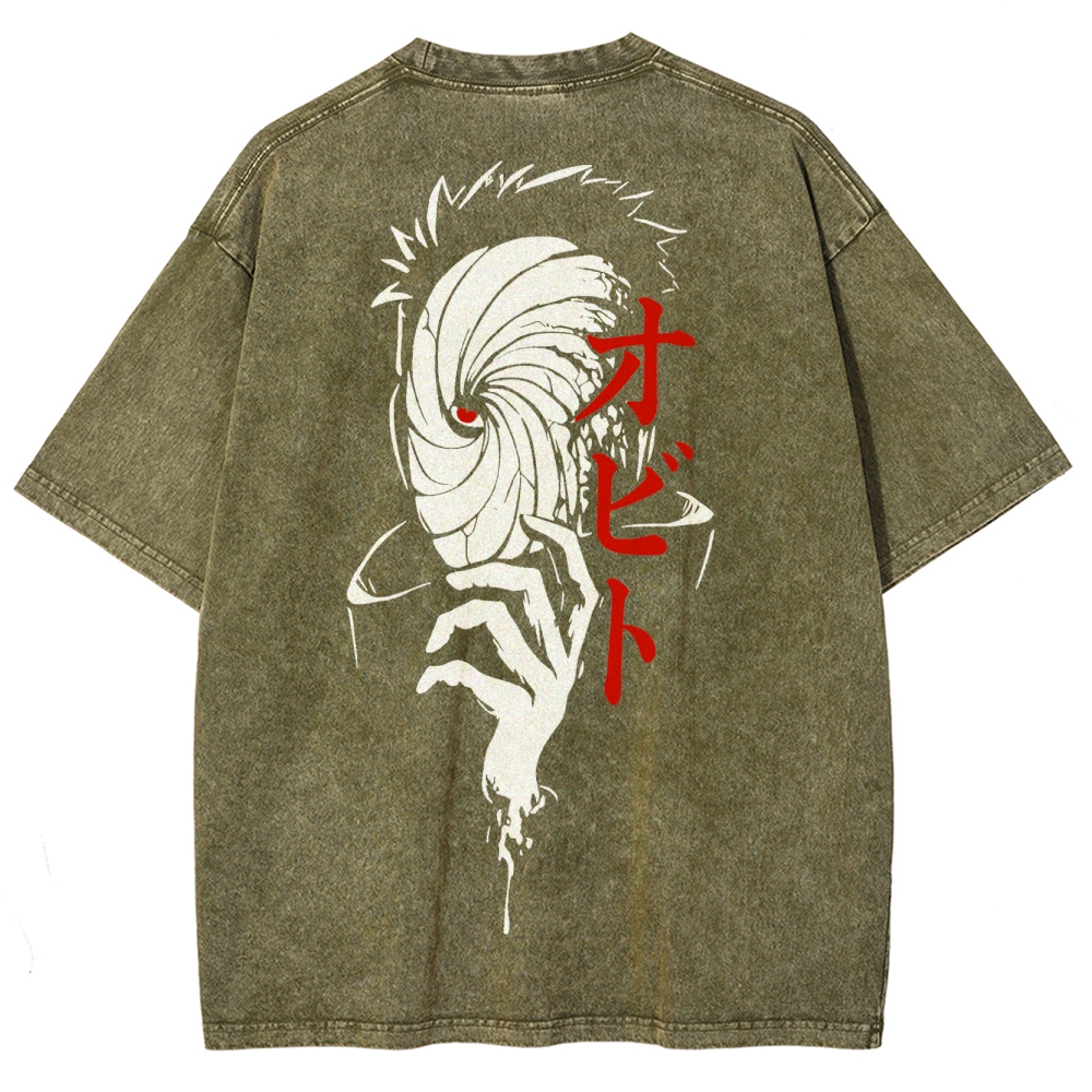 Naruto Unisex Fit Washed T-Shirt 2504009778-Coordom