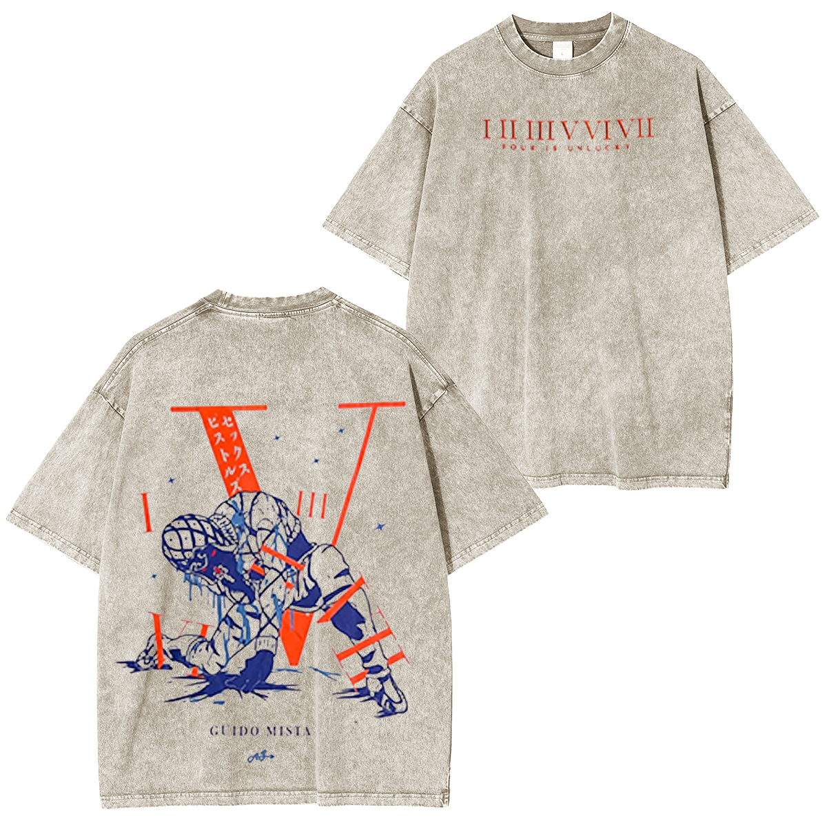 JoJo's Bizarre Adventure Washed T-shirt/Crewneck/Hoodie-Coordom