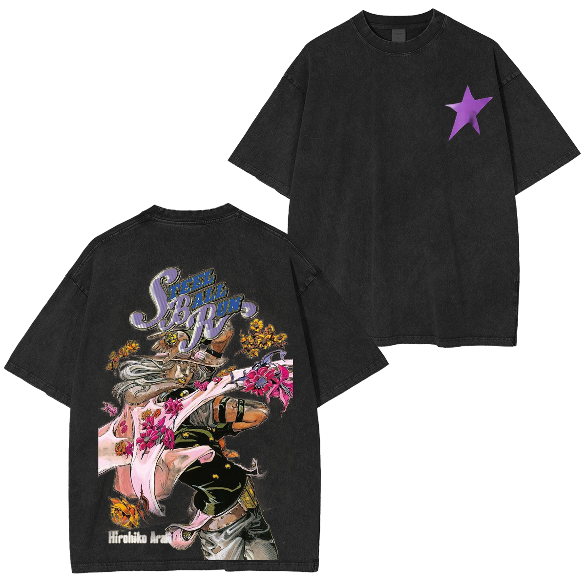 JoJo's Bizarre Adventure Washed T-shirt/Crewneck/Hoodie-Coordom