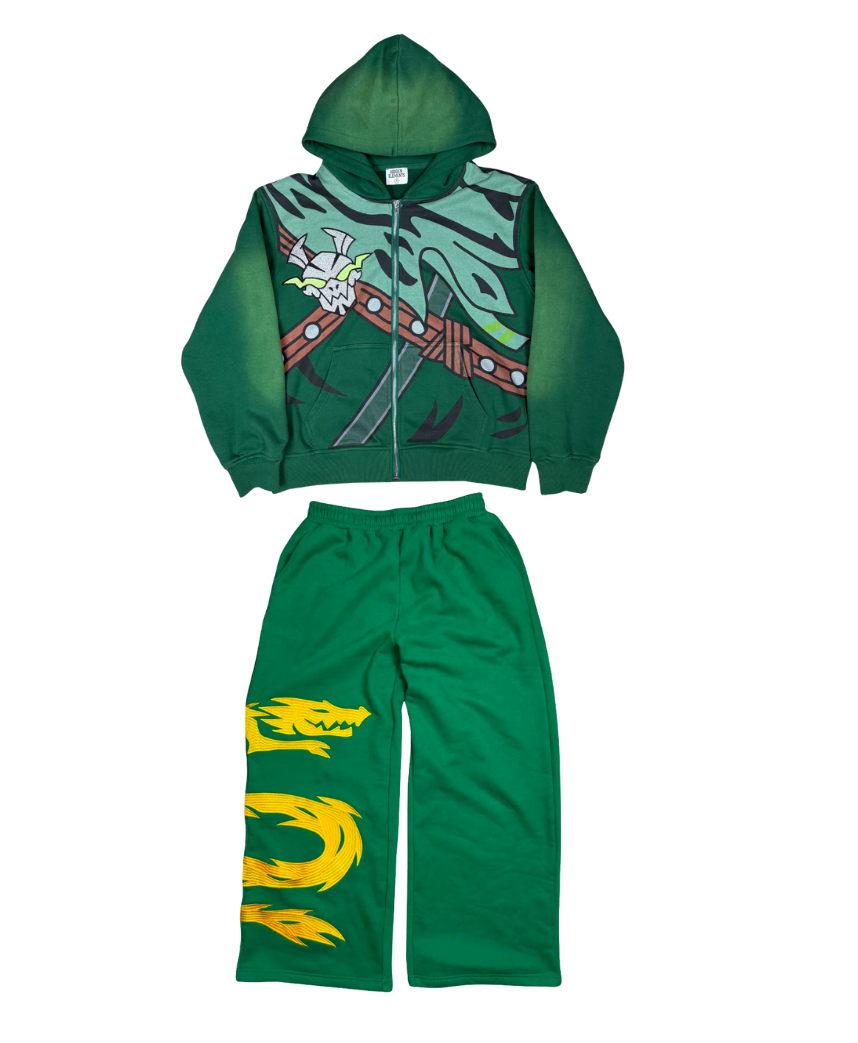 Ninjago Elements Tracksuit | Ninja Streetwear Oversized Set-Coordom