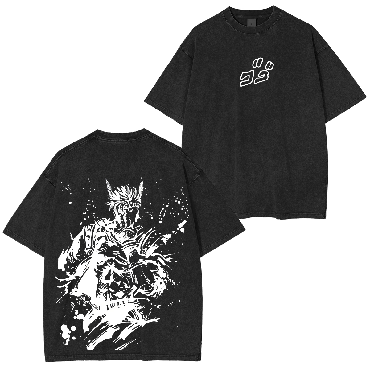 Jojo Bizarre Adventure Vintage Washed Unisex T-Shirt-Coordom