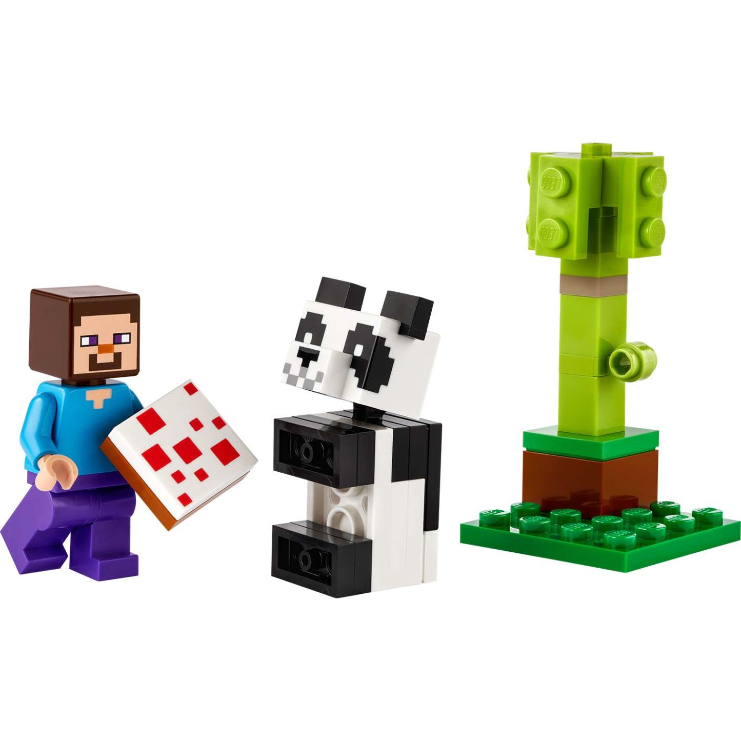 ® Minethtcraft® Steve and Baby Panda-Coordom