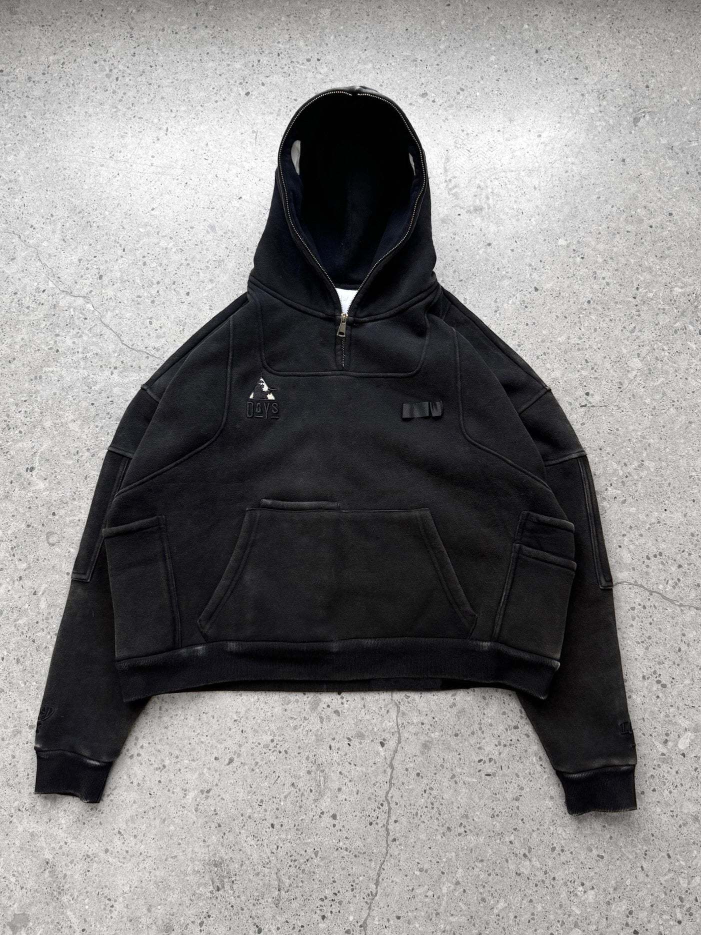 "DAYS" Hoodie Black-Coordom