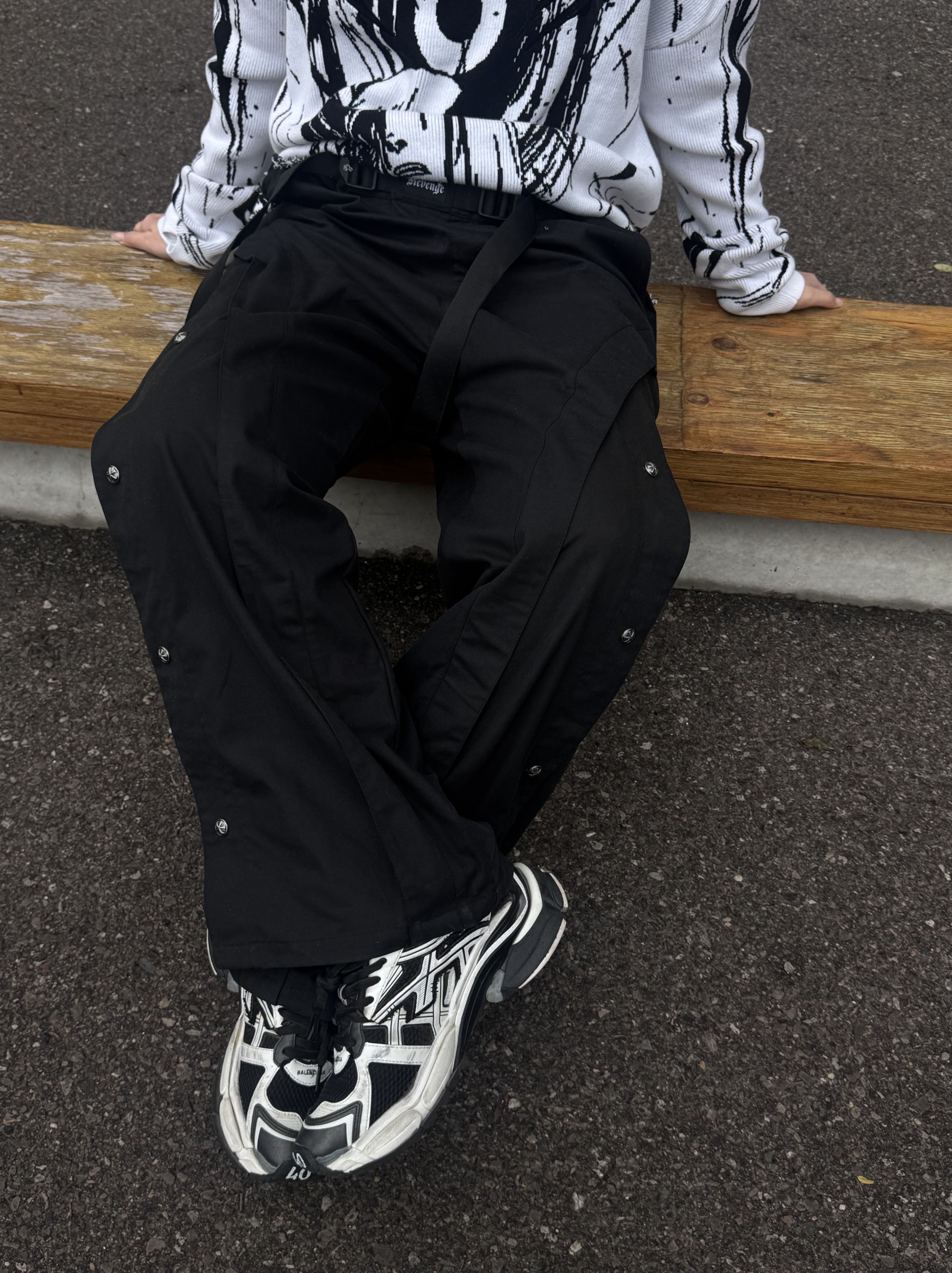 "REISHI" Wide Pants-Coordom
