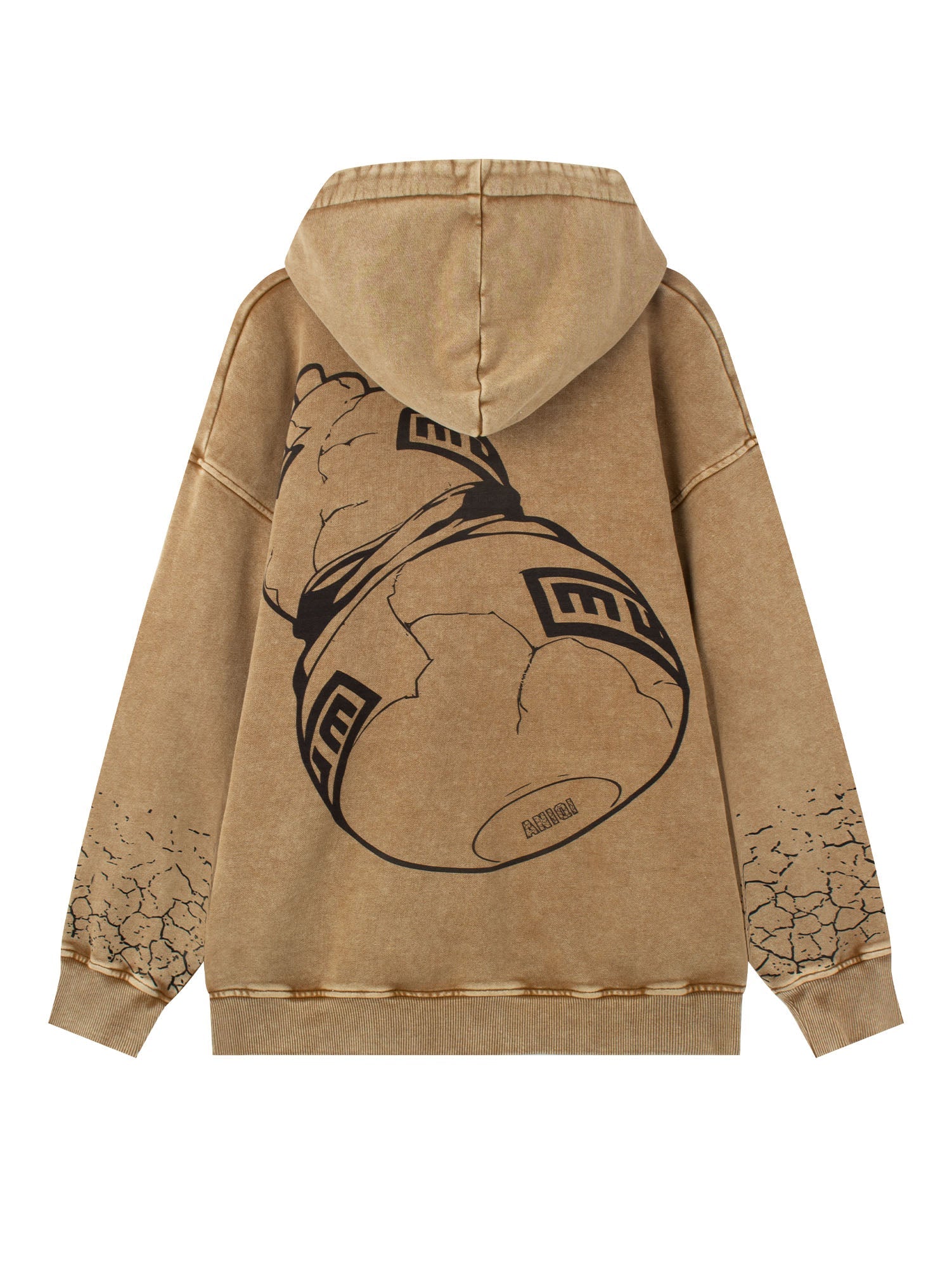 GAARA ACID WASH HOODIE-Coordom