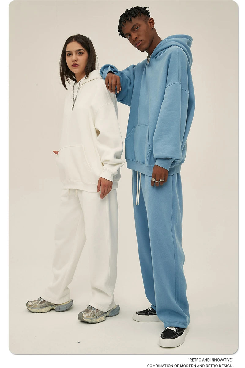 Cortez Blank Hoodie|Streetwear Oversized Vintage Casual Wear-Coordom