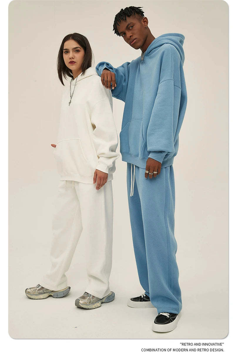 Cortez Blank Hoodie|Streetwear Oversized Vintage Casual Wear-Coordom