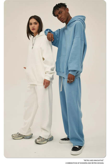 Cortez Blank Hoodie|Streetwear Oversized Vintage Casual Wear-Coordom