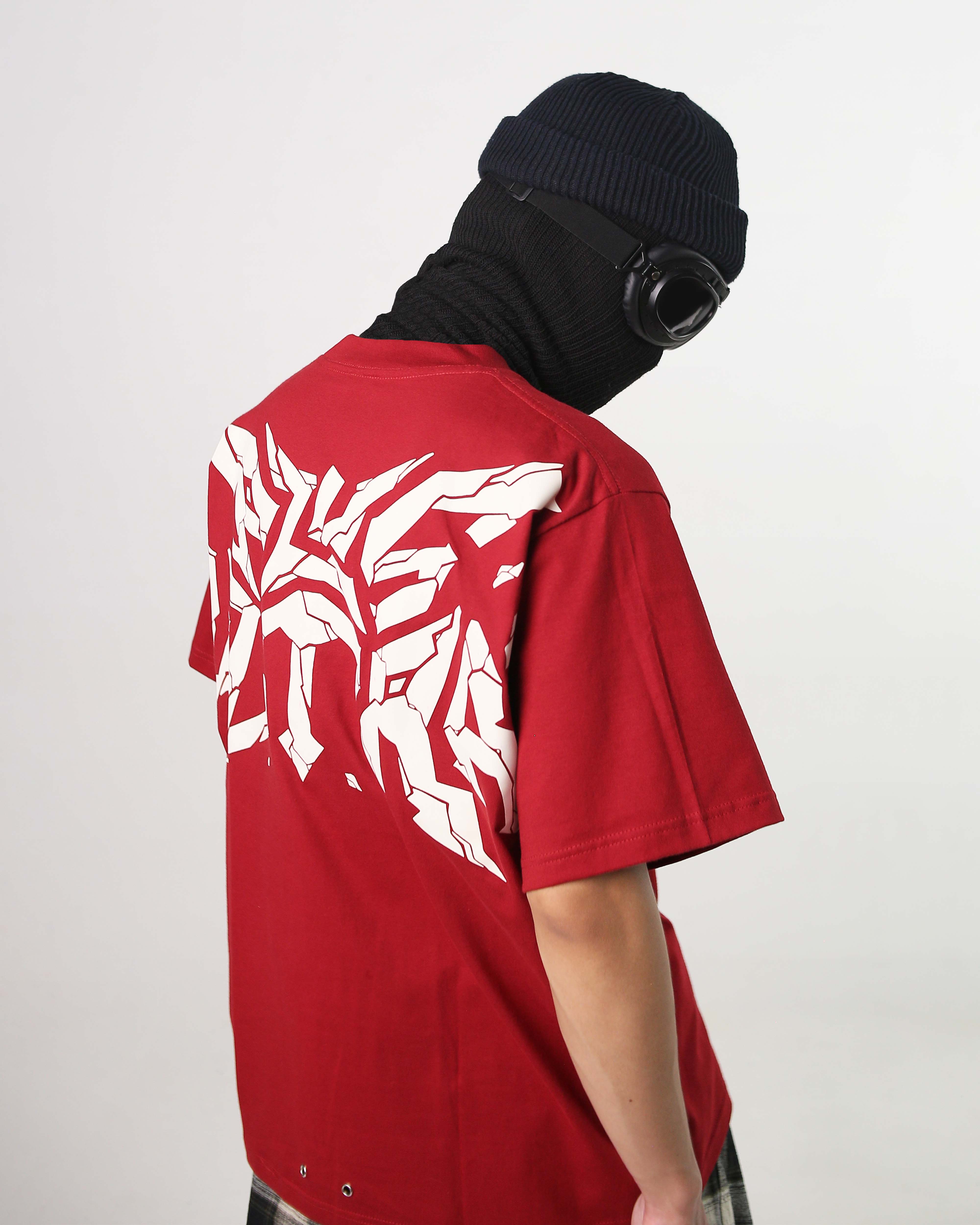 RED RIOT OVERSIZE T-SHIRT-Coordom