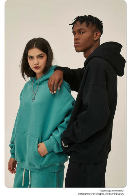Cortez Blank Hoodie|Streetwear Oversized Vintage Casual Wear-Coordom
