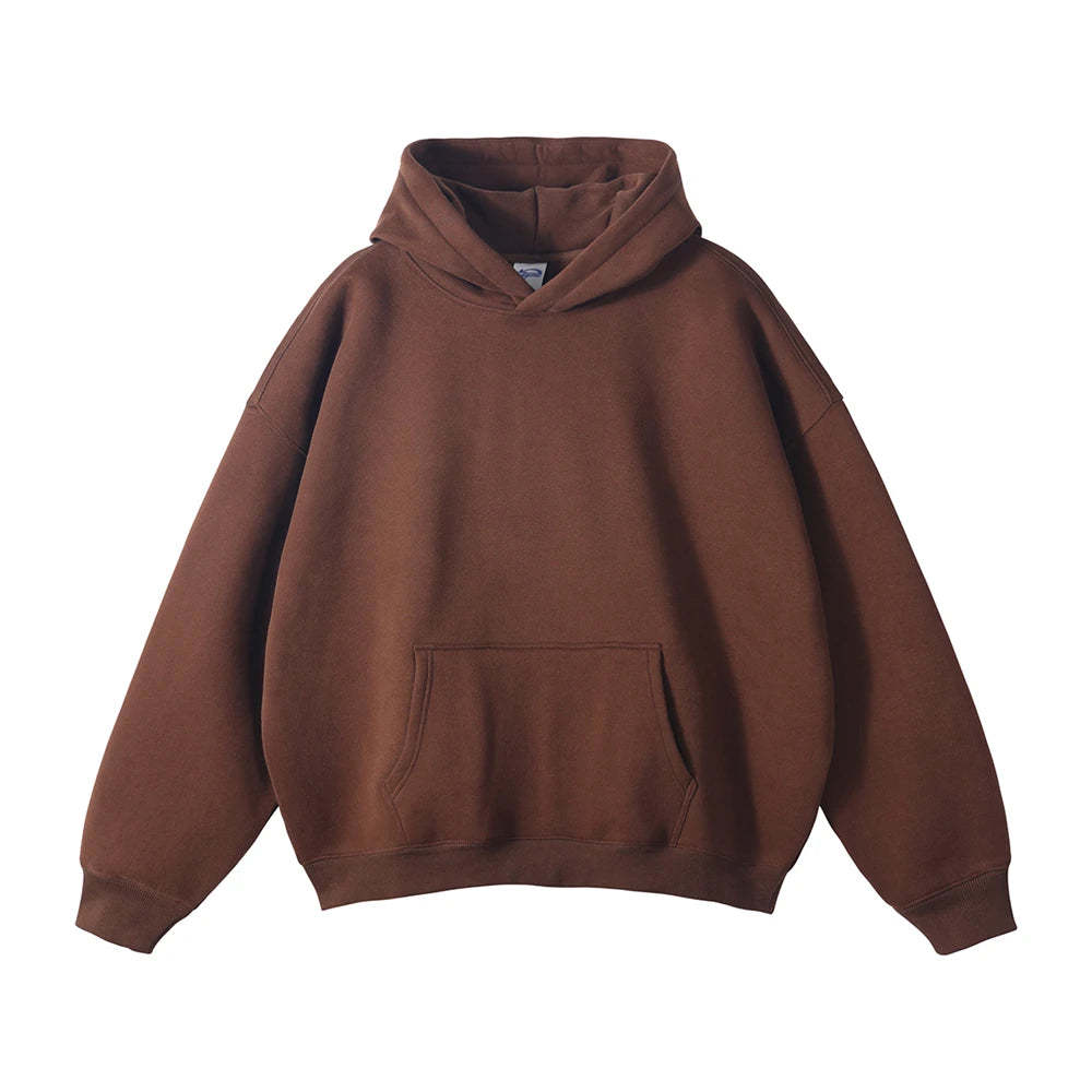Cortez Blank Hoodie|Streetwear Oversized Vintage Casual Wear-Coordom