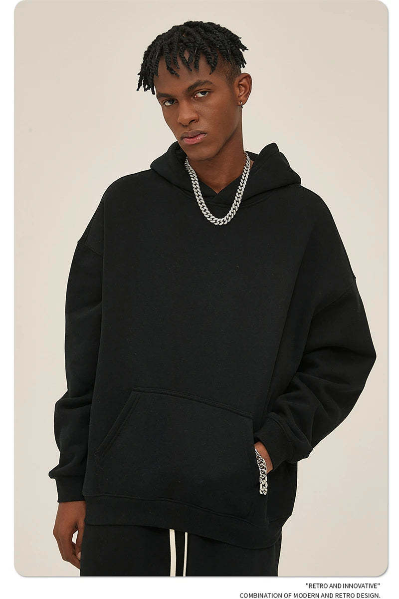 Cortez Blank Hoodie|Streetwear Oversized Vintage Casual Wear-Coordom