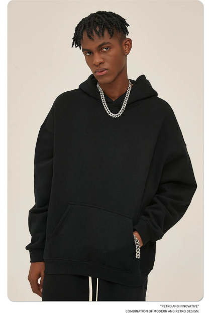 Cortez Blank Hoodie|Streetwear Oversized Vintage Casual Wear-Coordom