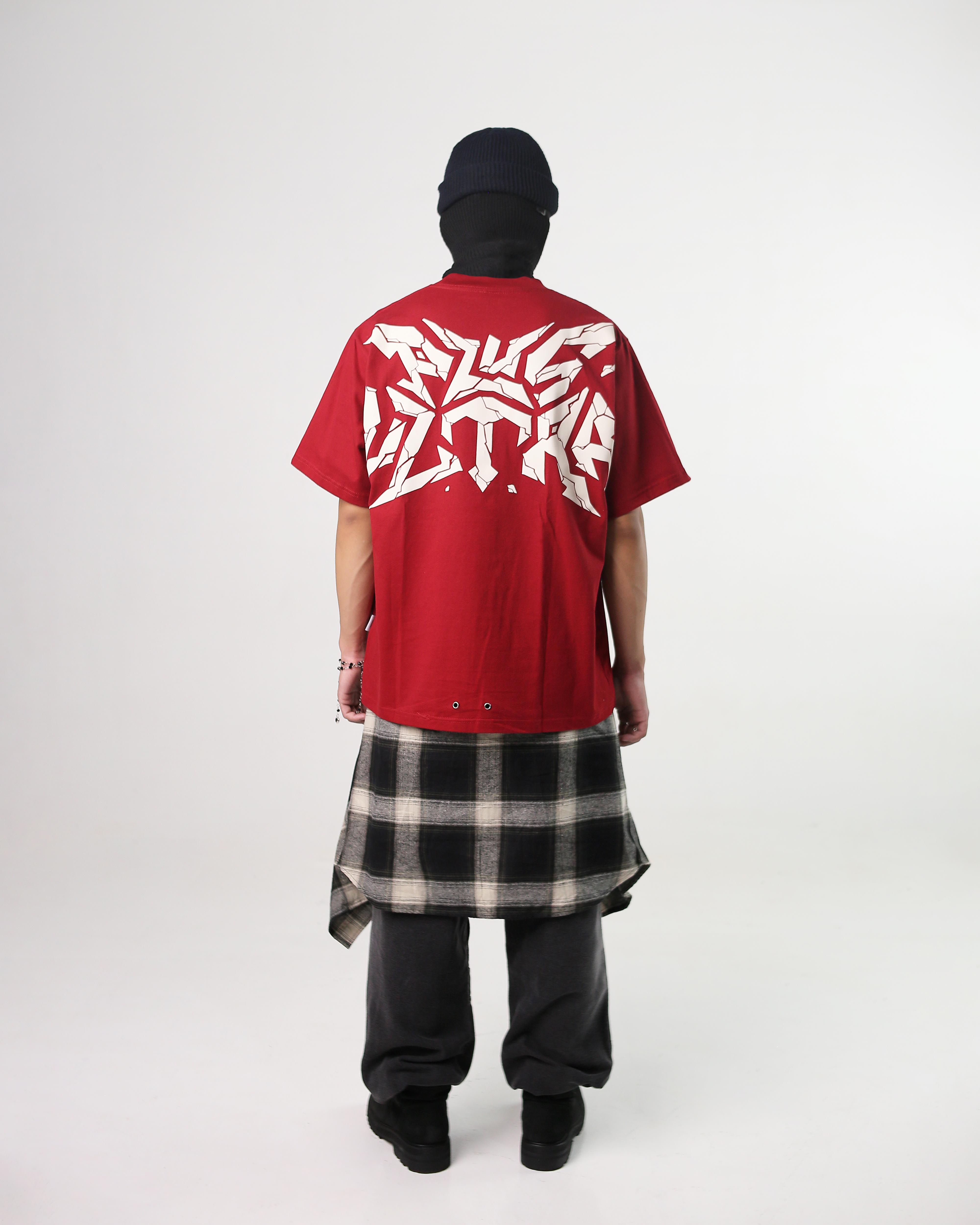 RED RIOT OVERSIZE T-SHIRT-Coordom