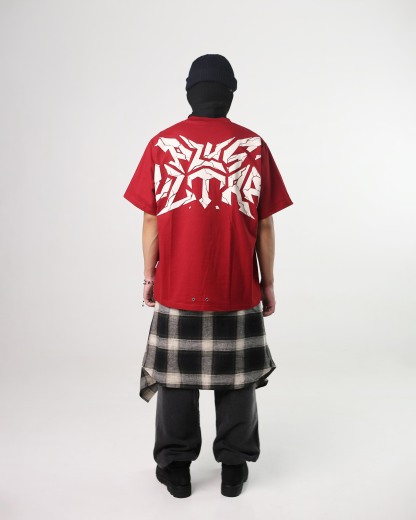 RED RIOT OVERSIZE T-SHIRT-Coordom