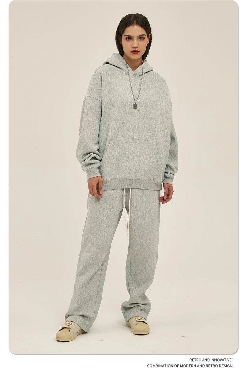 Cortez Blank Hoodie|Streetwear Oversized Vintage Casual Wear-Coordom