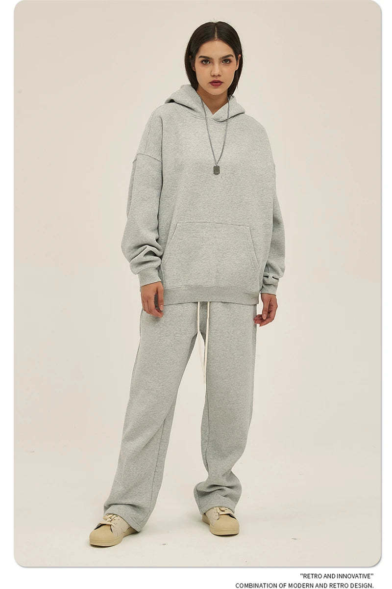 Cortez Blank Hoodie|Streetwear Oversized Vintage Casual Wear-Coordom