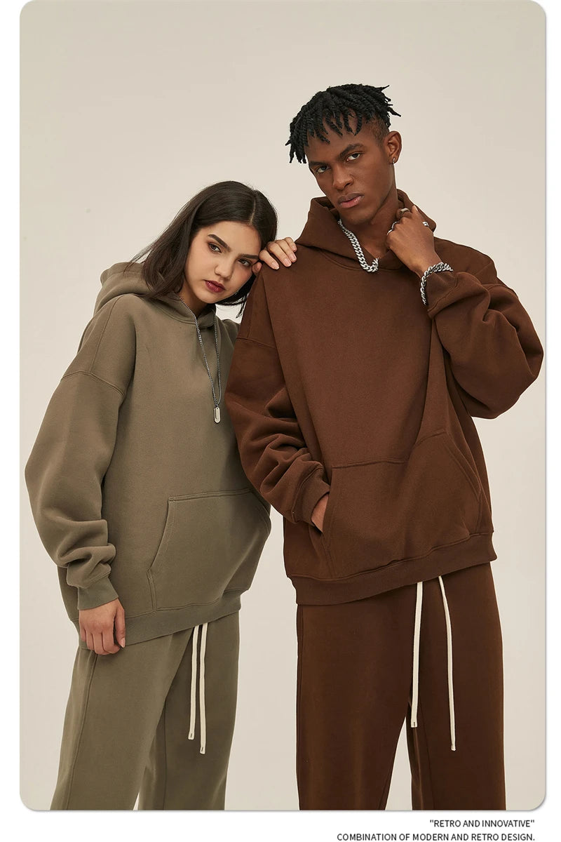 Cortez Blank Hoodie|Streetwear Oversized Vintage Casual Wear-Coordom
