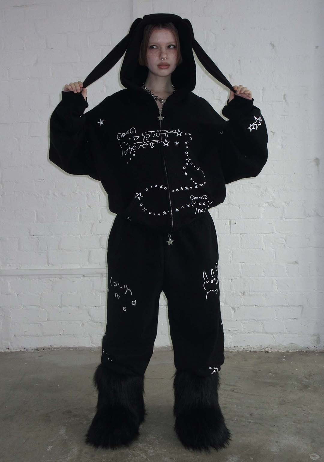 MALFUNCTION SWEATPANTS BLACK-Coordom
