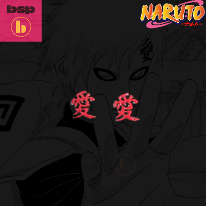 Red “gaara”Love earring-Coordom