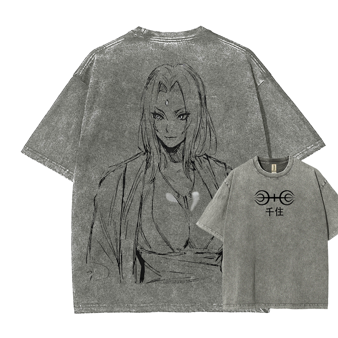 Naruto Unisex Fit Washed T-Shirt 2504009774-Coordom