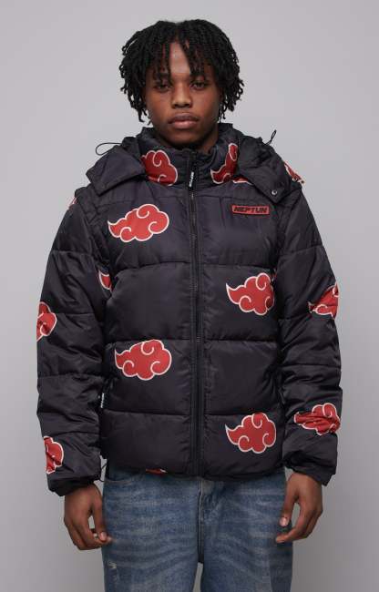 RED PUFFER JACKET-Coordom