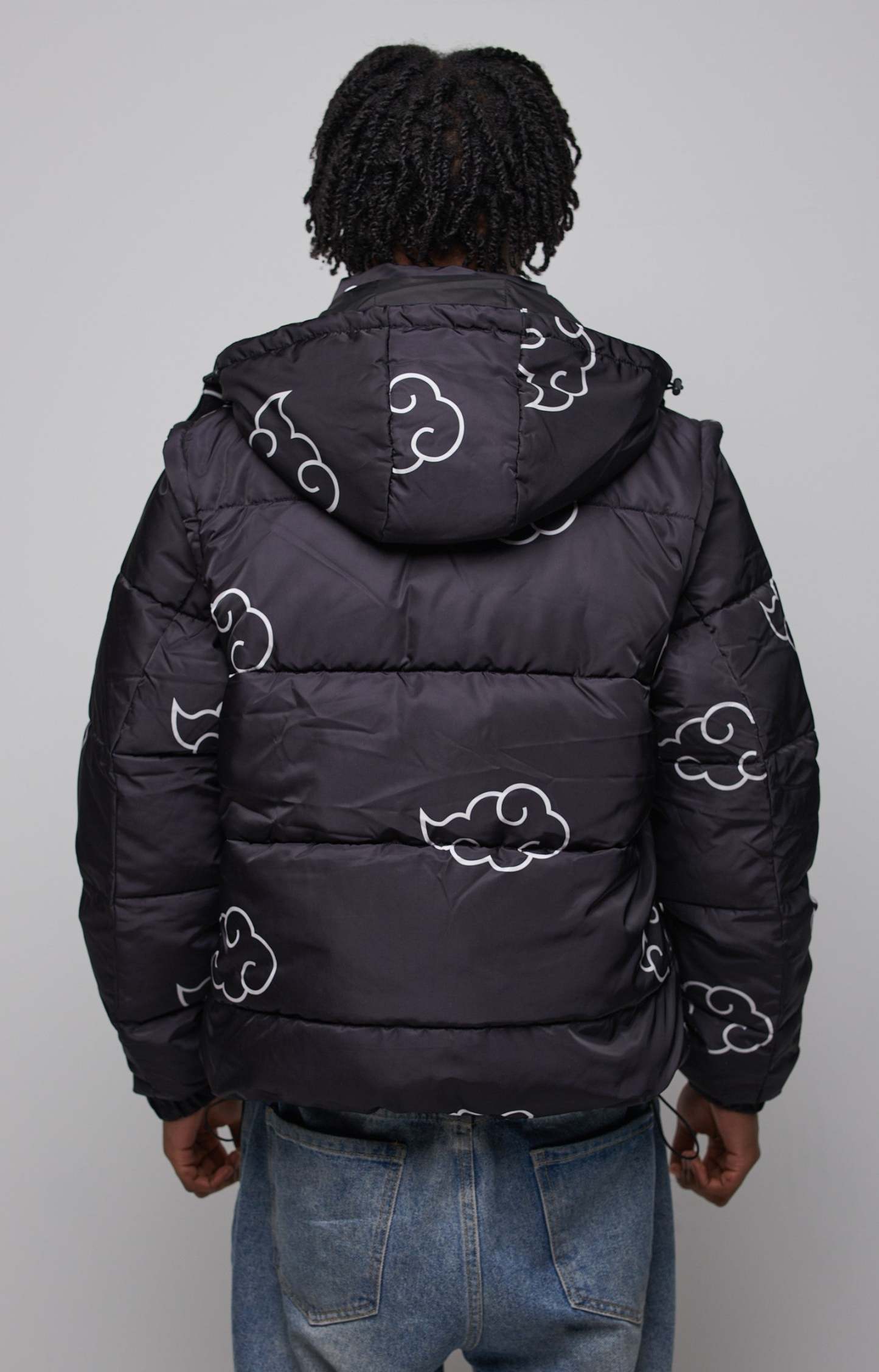 WHITE PUFFER JACKET-Coordom
