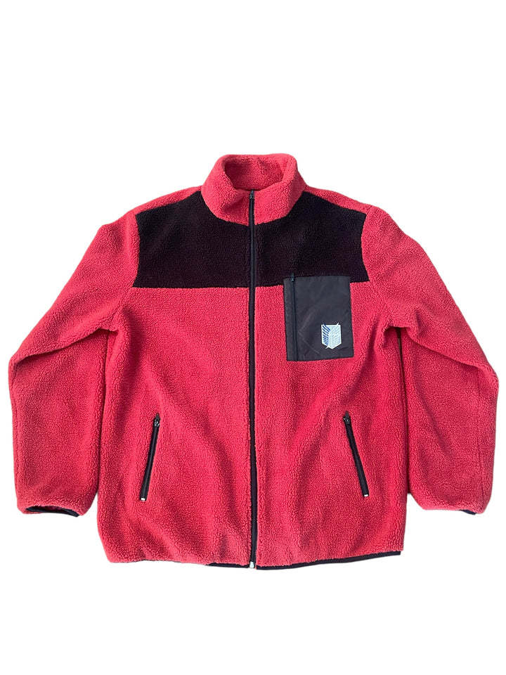Rose Red Titans Sherpa Fleece Jacket-Coordom
