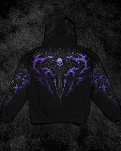 Heavenly Knight Oversized Zipup Hoodie-Coordom