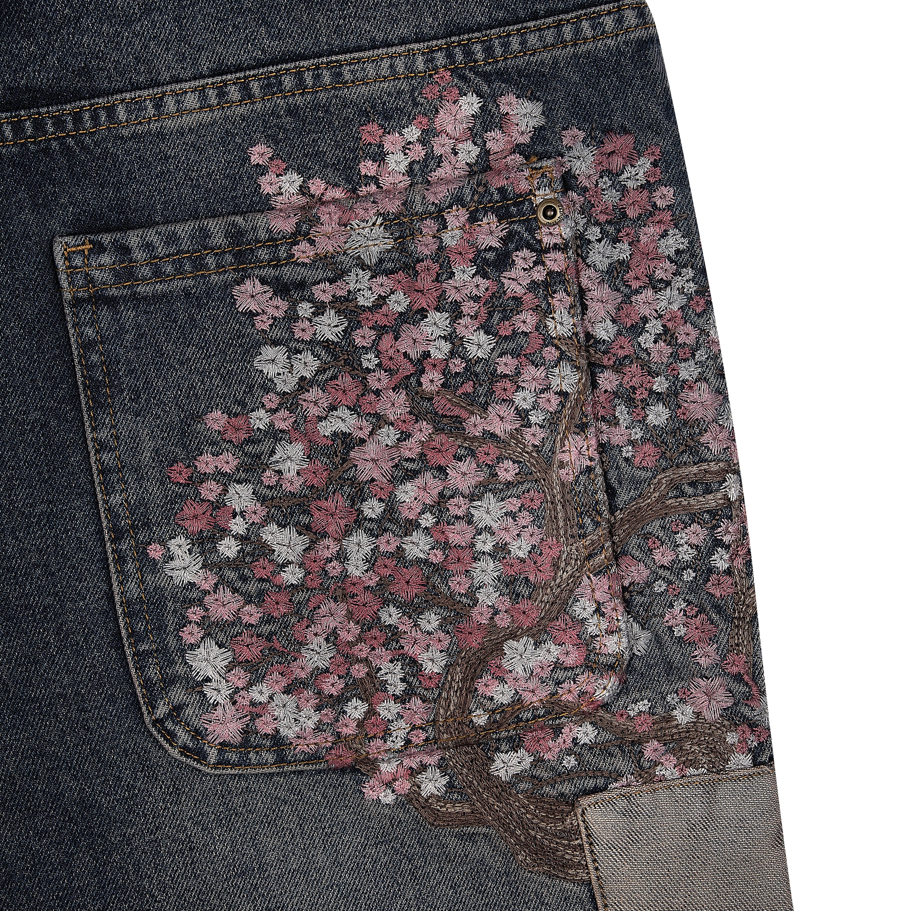 "blossom v2" patchwork Denim dark indigo-Coordom