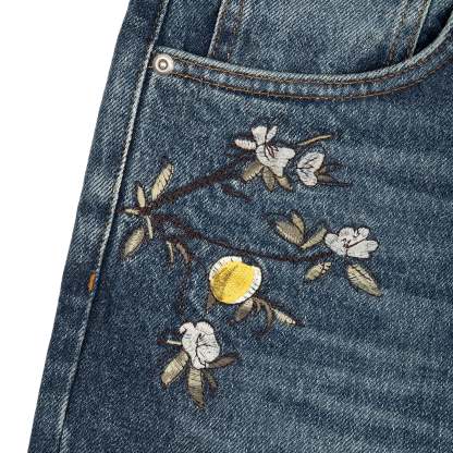 "garden of eden" indigo Denim-Coordom