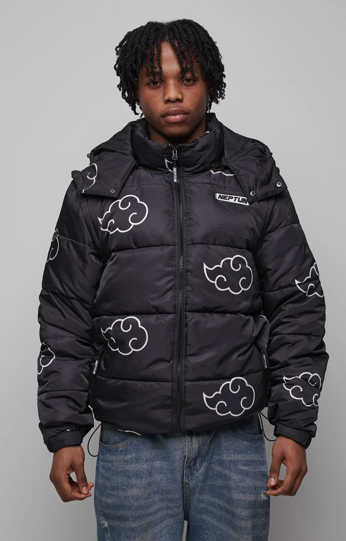WHITE PUFFER JACKET-Coordom