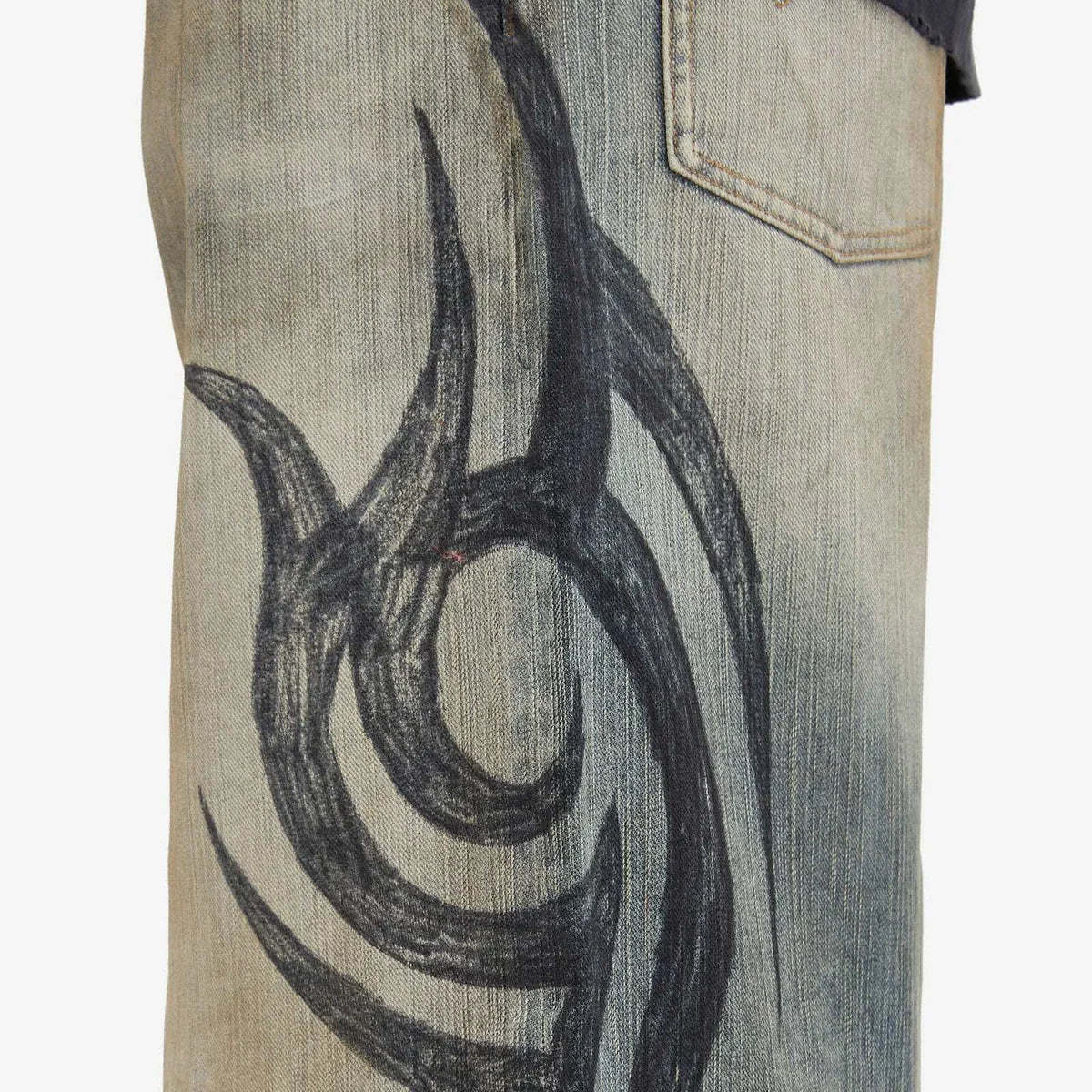 Faded Tribal Jeans-Coordom