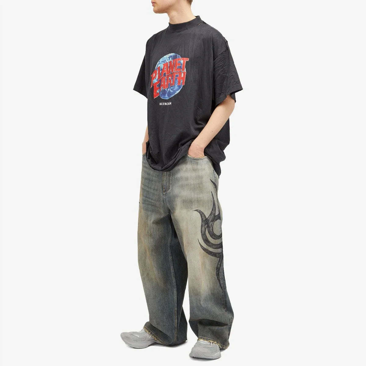 Faded Tribal Jeans-Coordom