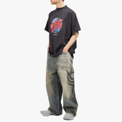 Faded Tribal Jeans-Coordom