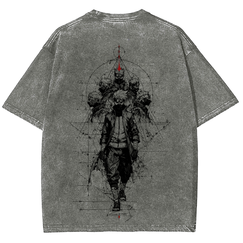Naruto Unisex Fit Washed T-Shirt 2508017087-Coordom