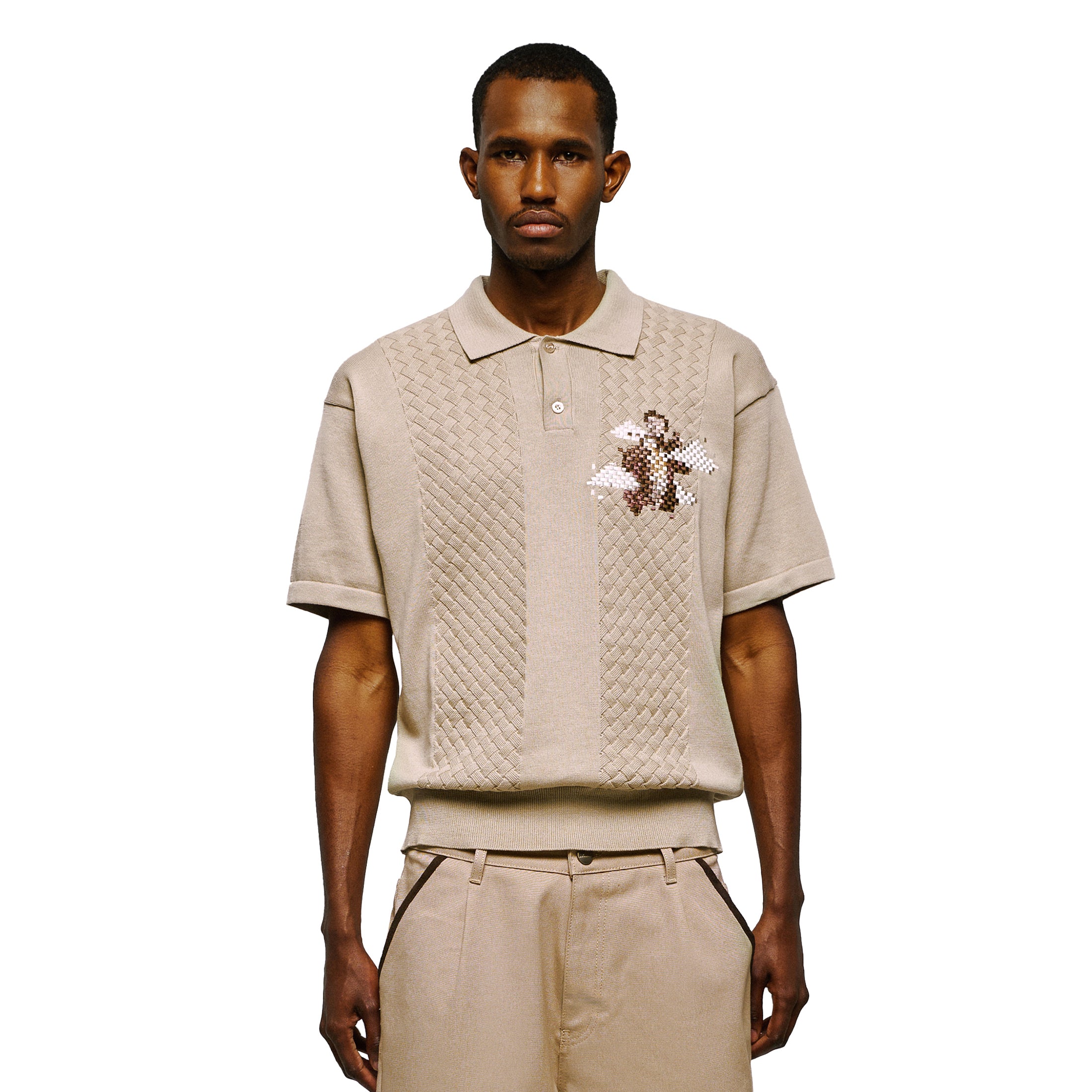  Polo knit beige-Coordom