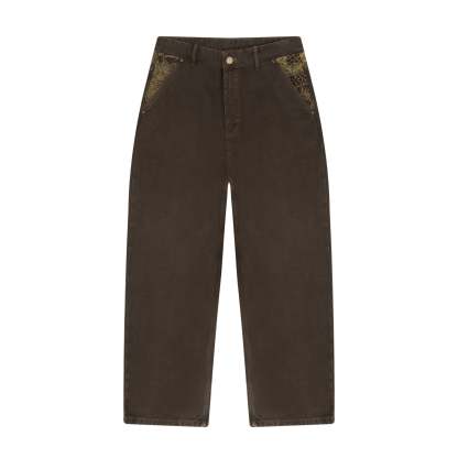 "yakuza" brown washed Denim-Coordom