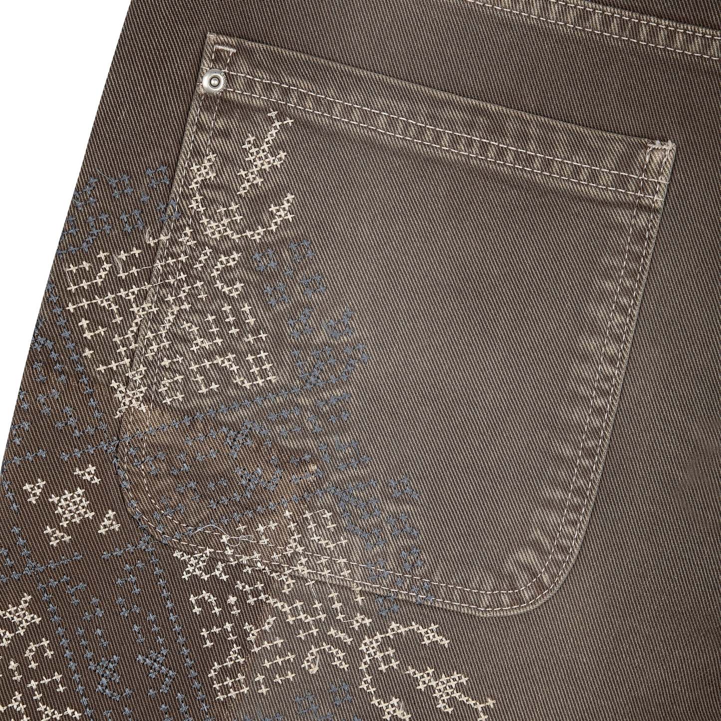  brown washed Denim-Coordom