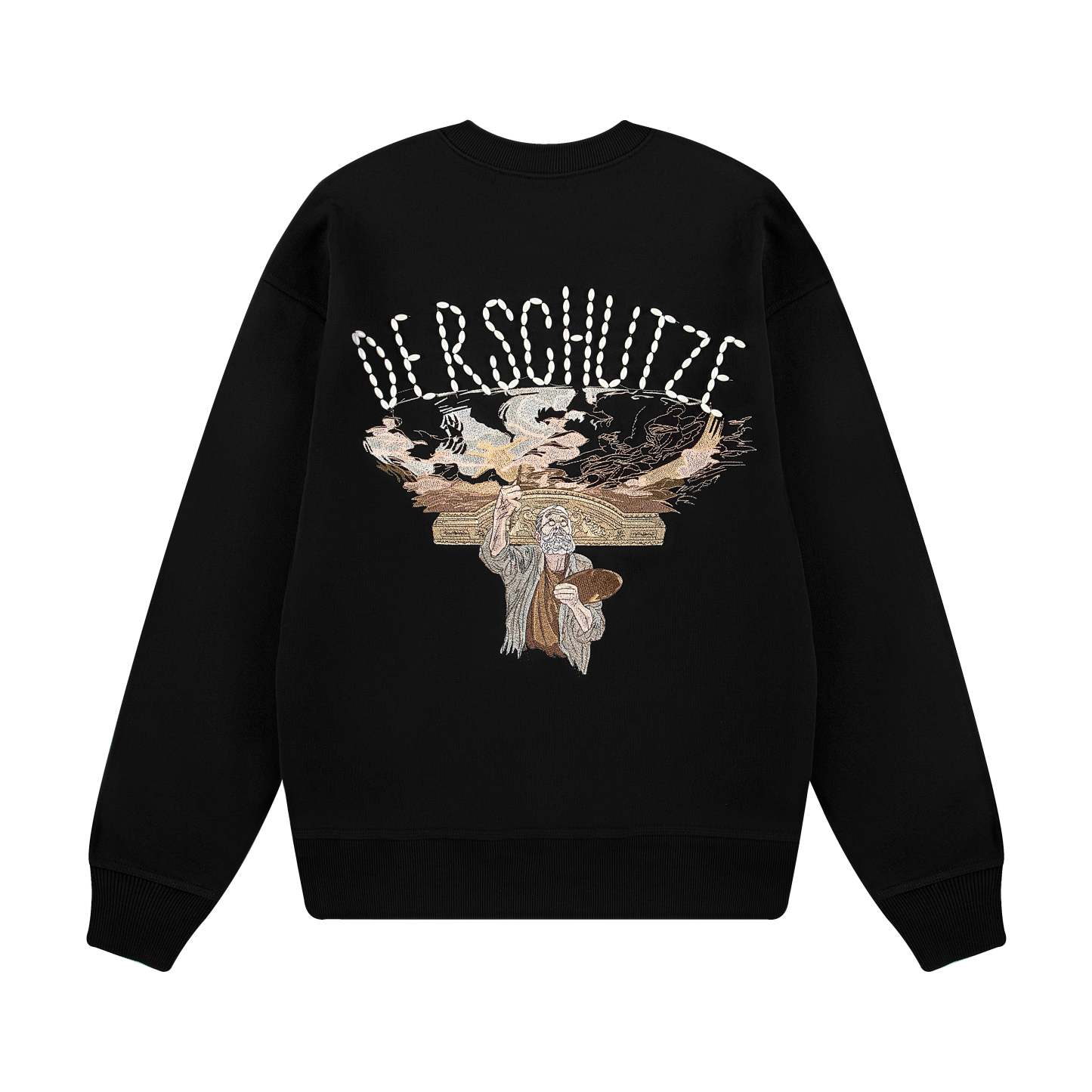 "awakening" Crewneck black 01-Coordom