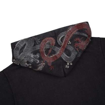"yakuza" Hoodie black 02-Coordom