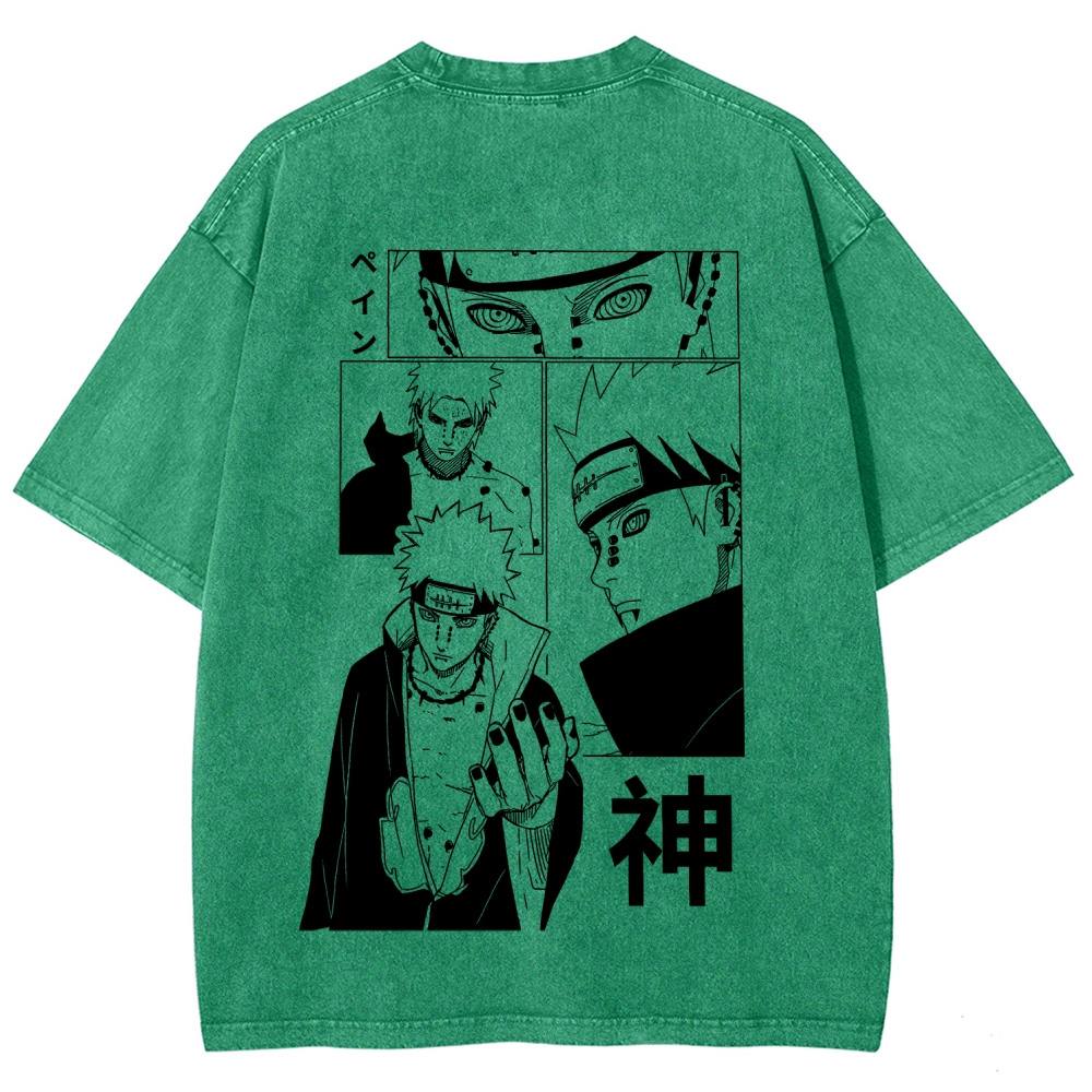 Naruto Unisex Fit Washed T-Shirt 2509012213-Coordom