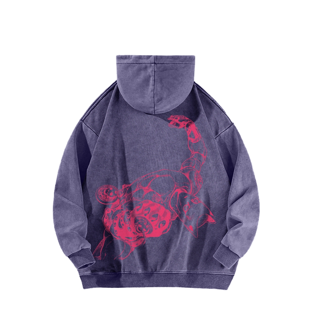 Killer Queen Casual Washed Hoodies-Coordom