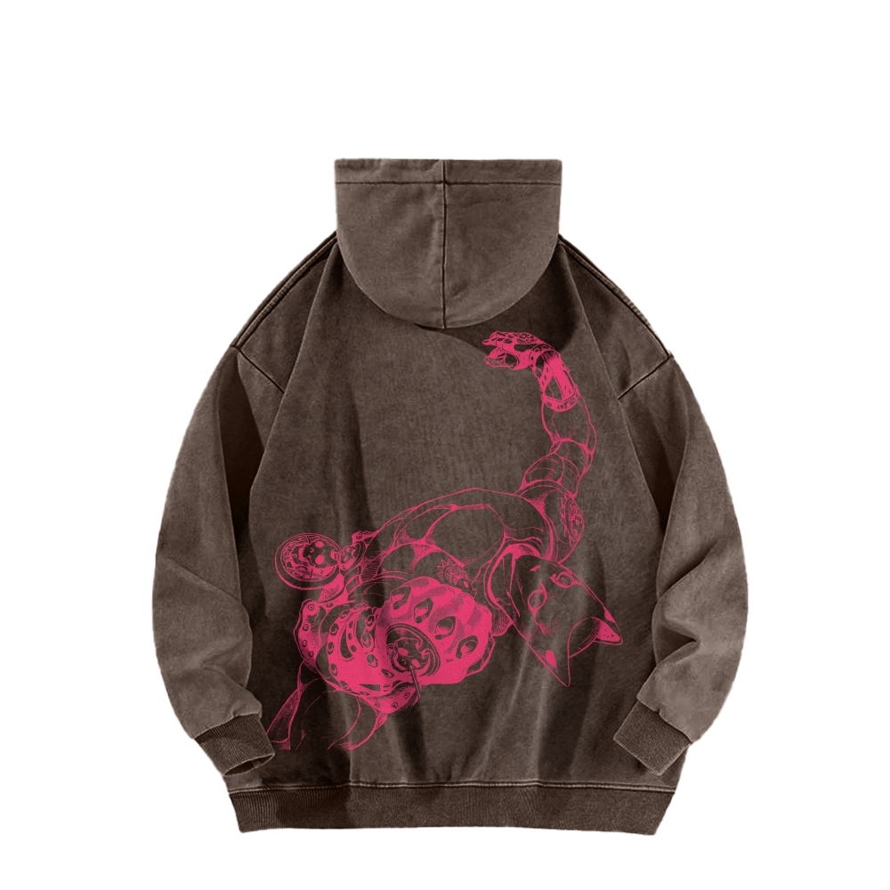 Killer Queen Casual Washed Hoodies-Coordom
