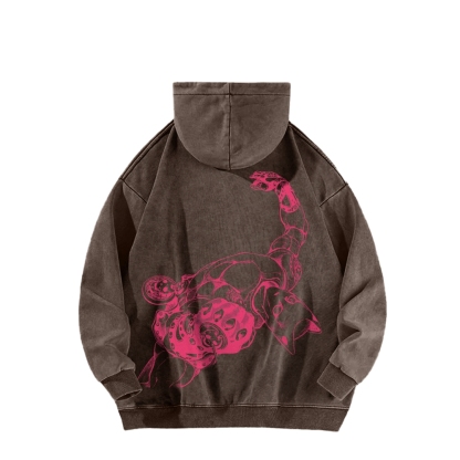 Killer Queen Casual Washed Hoodies-Coordom