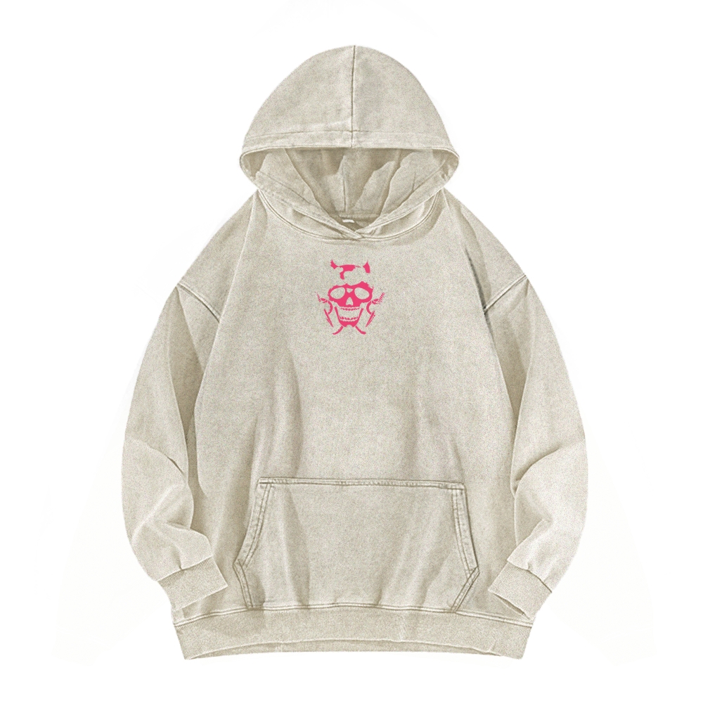 Killer Queen Casual Washed Hoodies-Coordom