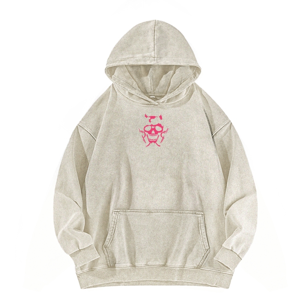 Killer Queen Casual Washed Hoodies-Coordom