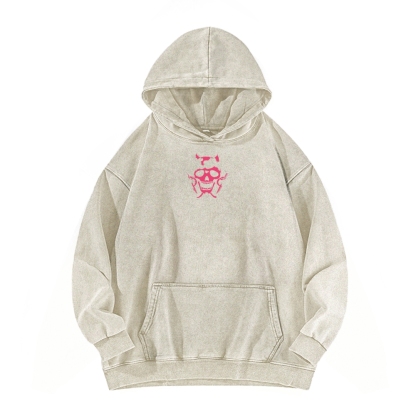 Killer Queen Casual Washed Hoodies-Coordom