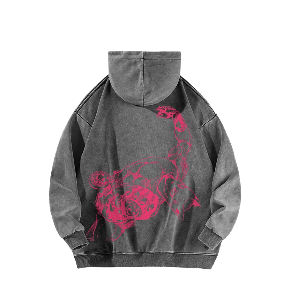 Killer Queen Casual Washed Hoodies-Coordom