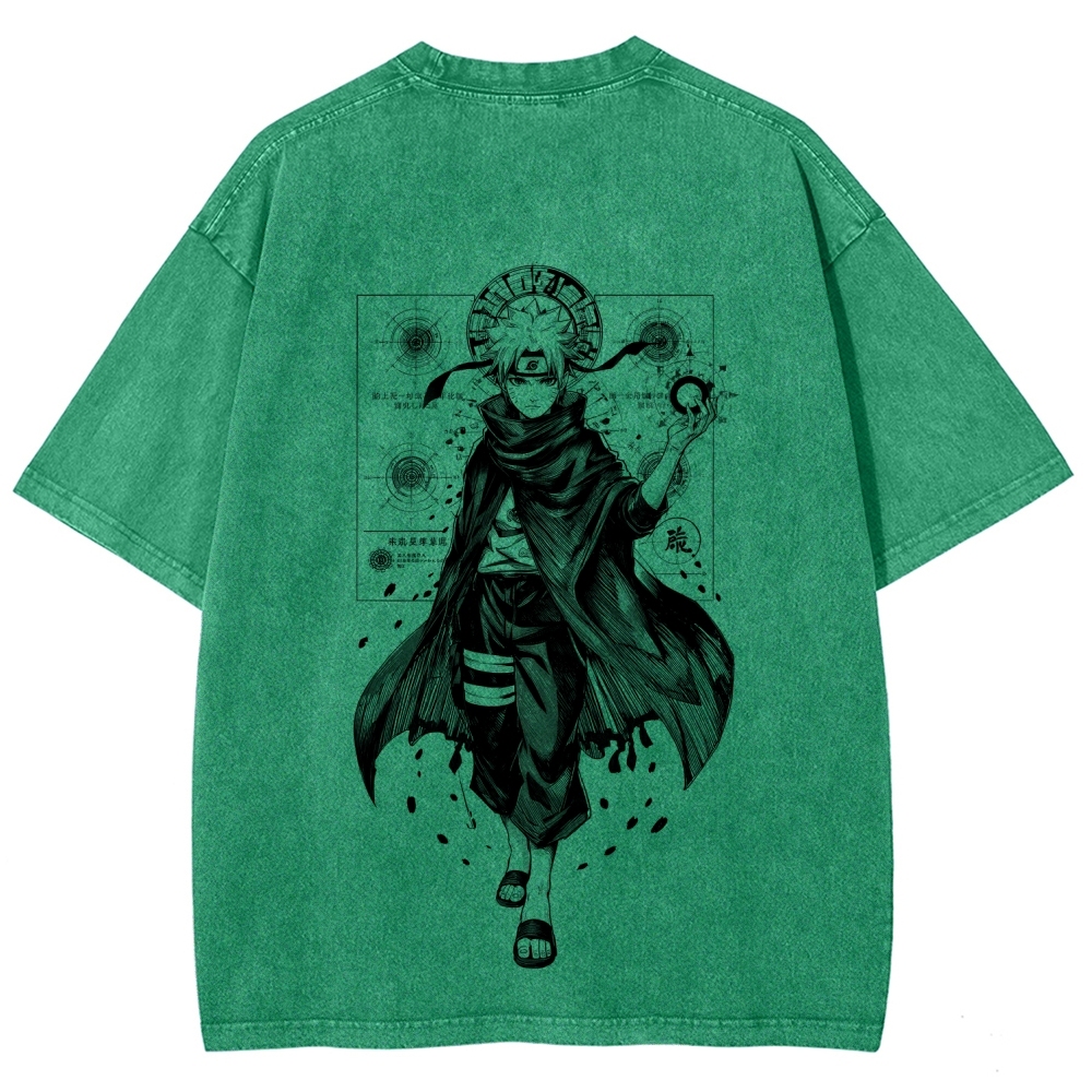 Naruto Unisex Fit Washed T-Shirt 2508017073-Coordom